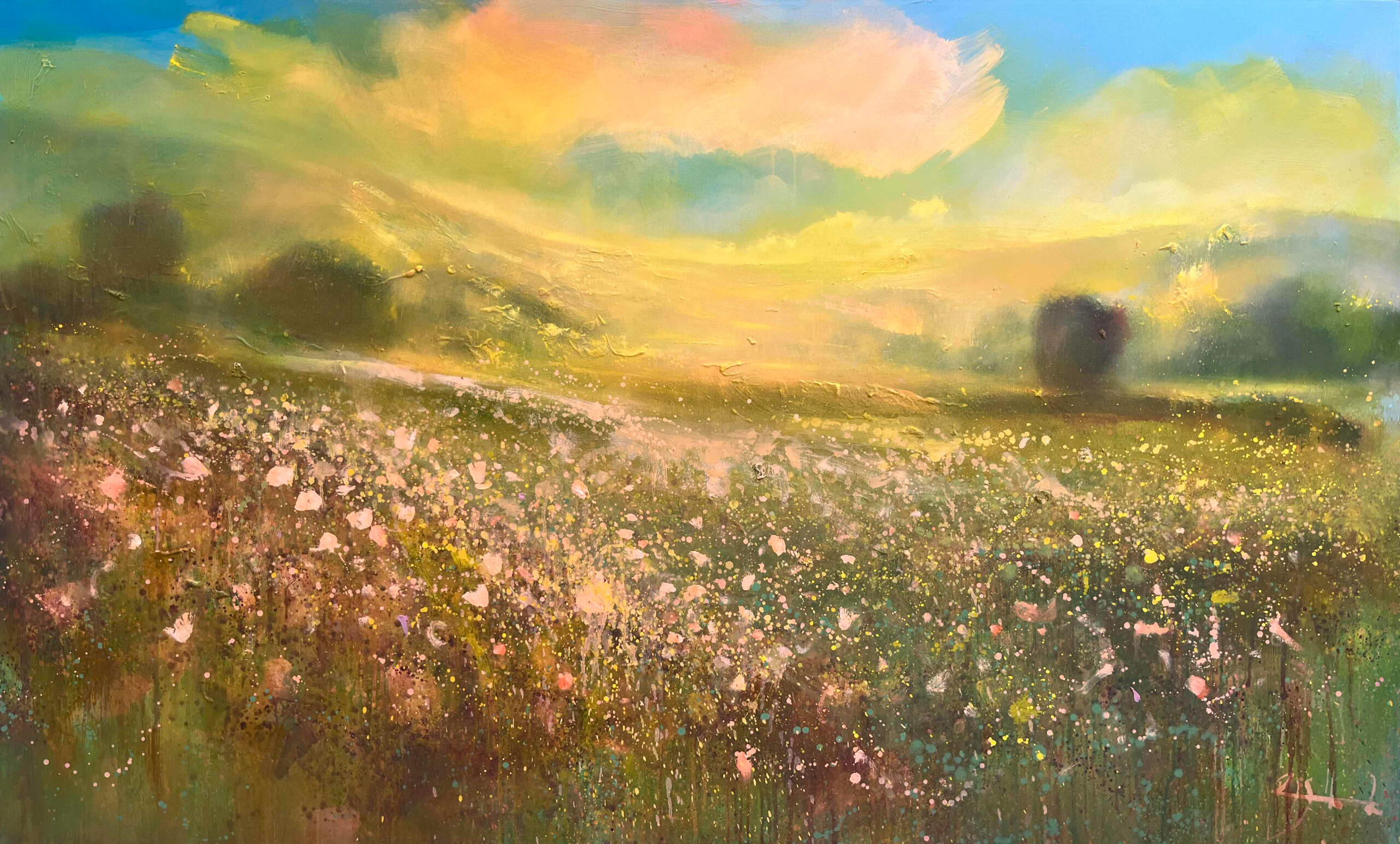 🔴 SOLD MOUNTAIN LIGHT 08 90x150cm