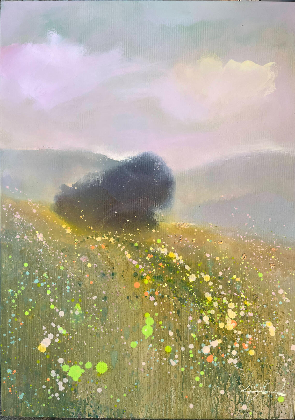 EARLY MIST 02 70x50cm $750